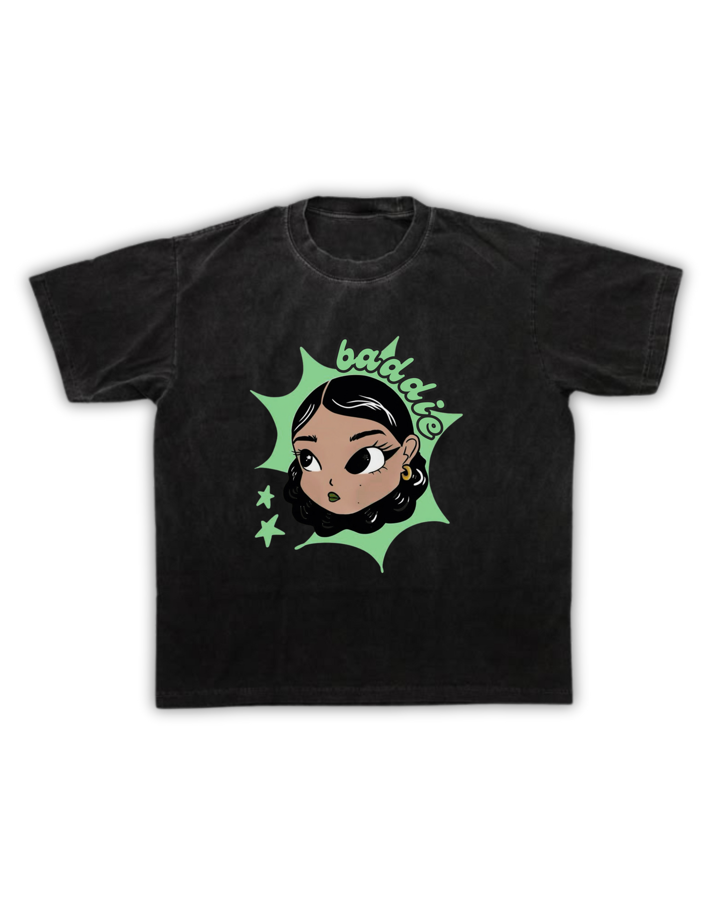 Baddie Graphic T-Shirt for Women – Streetwear Aesthetic Tee, Soft Cotton, Bold Urban Style