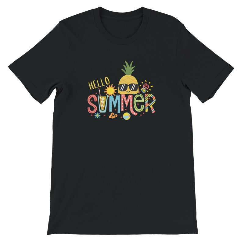 Hello Summer Streetwear T-Shirt for Men & Women – Trendy Oversized Casual Summer T-Shirt