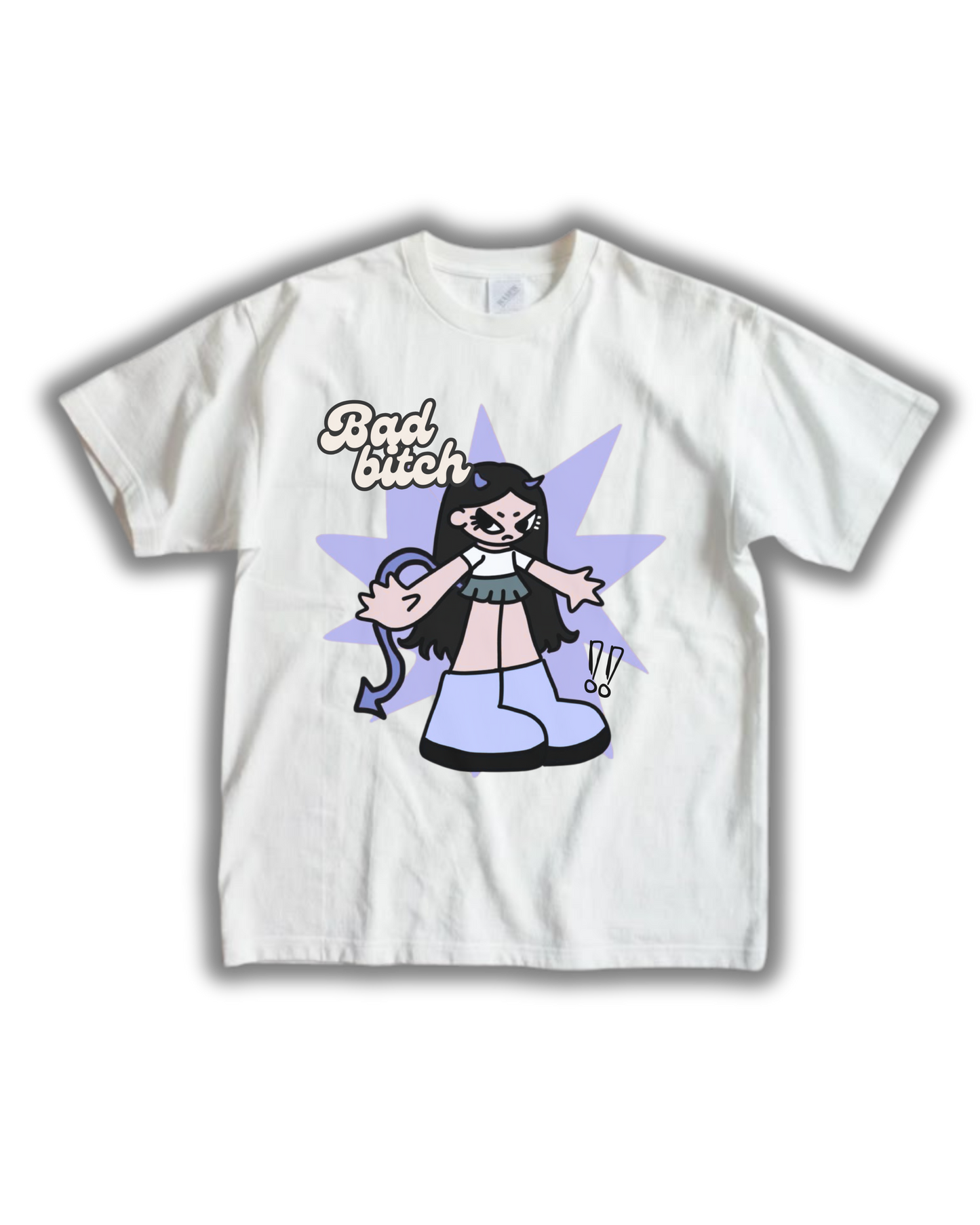 Bad Bitch Streetwear T-Shirt – Oversized Fit, Feminine Energy