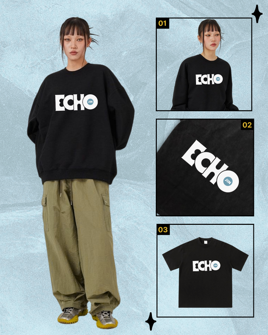 BTS Jin "Echo" T-Shirt – Soft Cotton Kpop Tee for ARMY, Minimalist Korean Merch for Fans