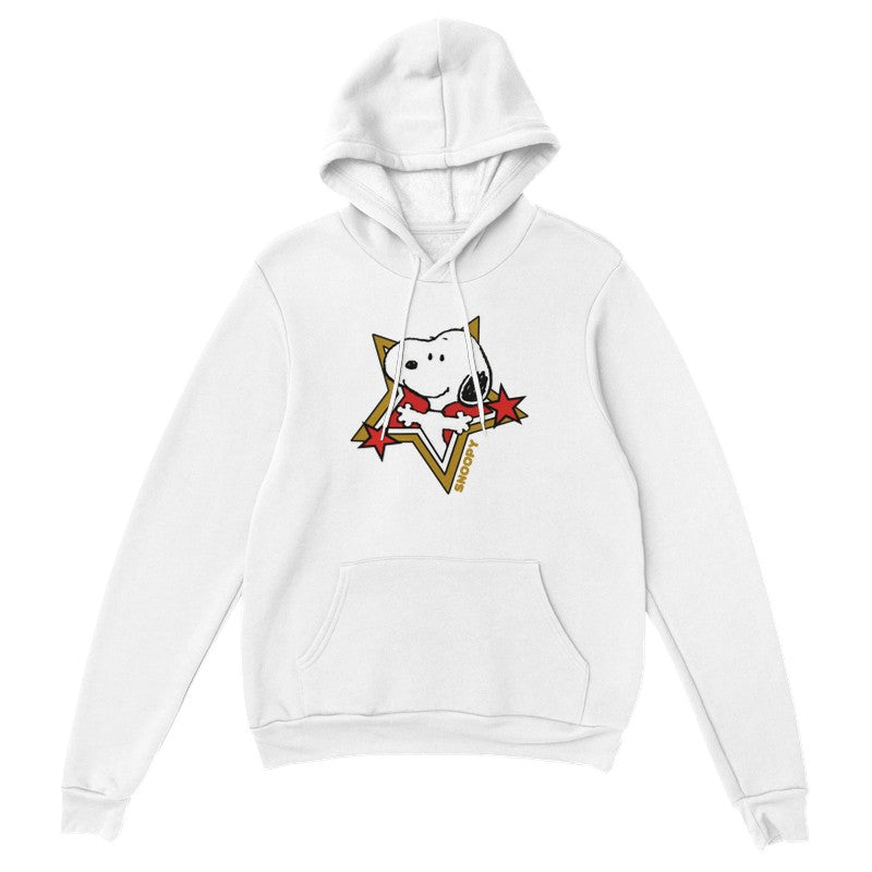 Snoopy Pullover Hoodie – Cozy, Cartoon Streetwear for Peanuts Fans