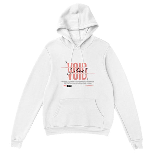 “Void” Unisex Pullover Hoodie – Soft Cotton Blend Streetwear with Minimalist Vibes