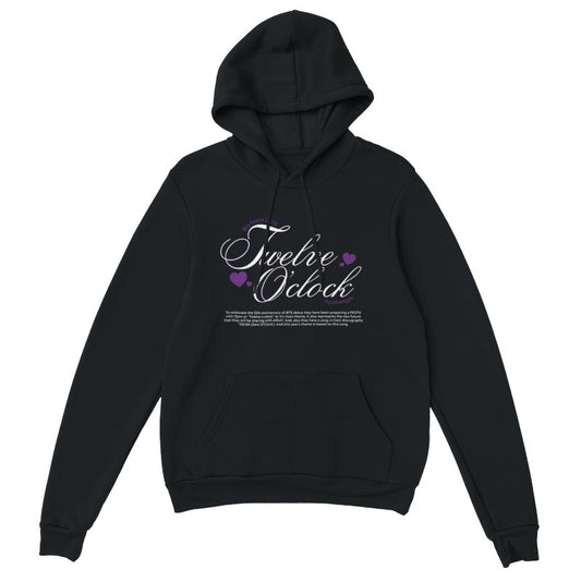 BTS "Twelve O’Clock" Hoodie – 12 Years of BTS Tribute | ARMY Merch | K-Pop Comeback Inspired Pullover Hoodies