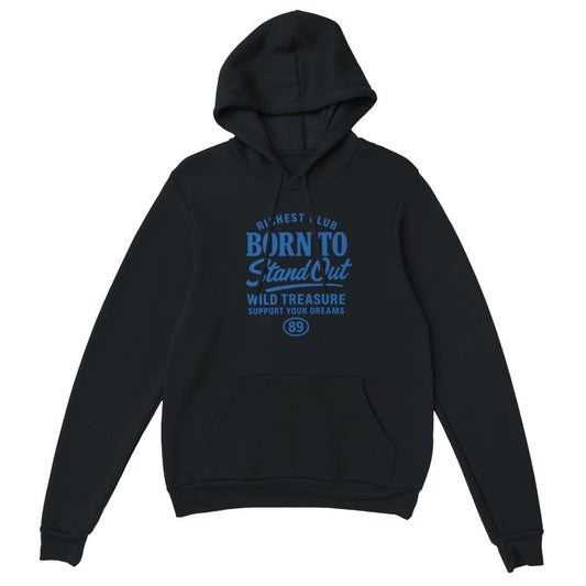 Born to Stand Out Pullover Streetwear Hoodie – Oversized Fit