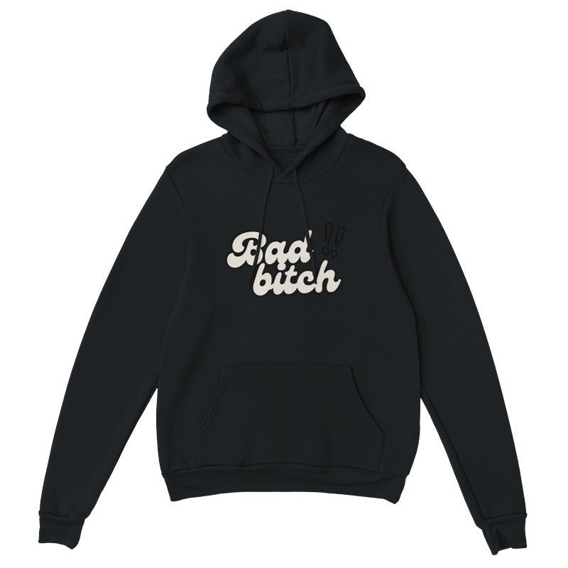 Bad Bitch Pullover Streetwear Hoodie – Double Sided Design, Bold, Cozy & Statement-Making