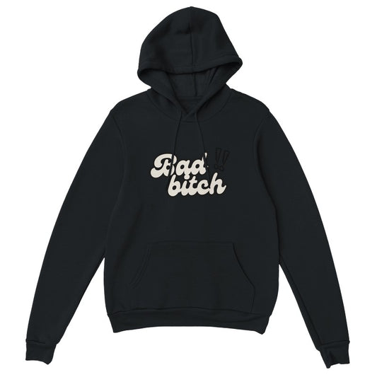 Bad Bitch Pullover Streetwear Hoodie – Double Sided Design, Bold, Cozy & Statement-Making