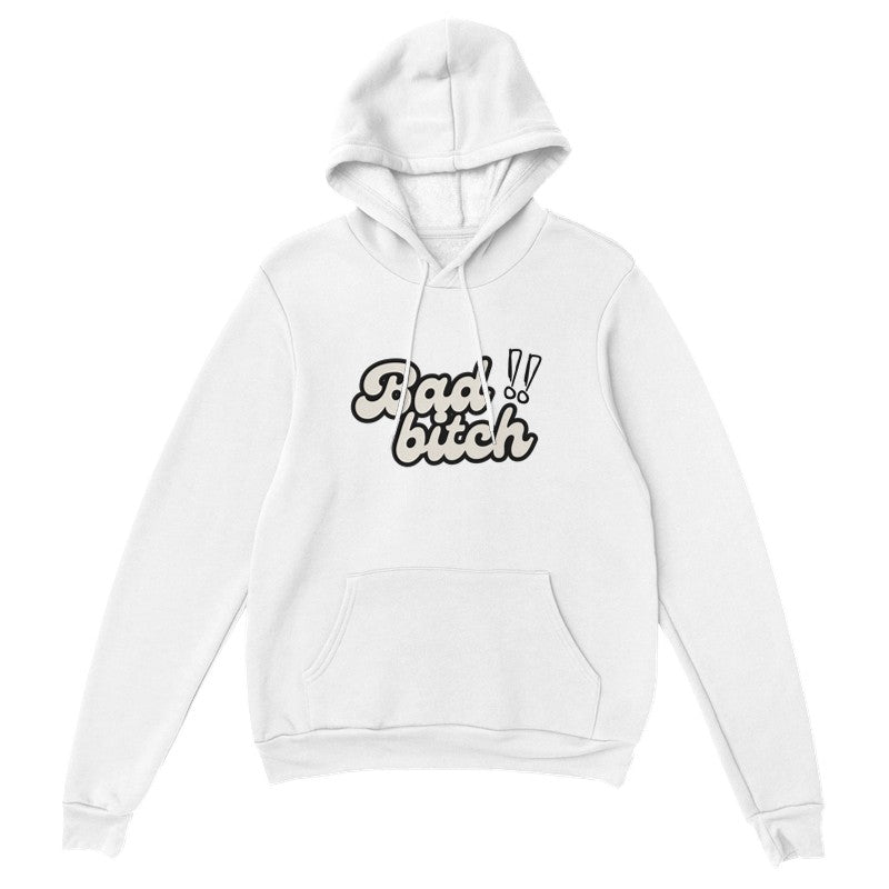 Bad Bitch Pullover Streetwear Hoodie – Double Sided Design, Bold, Cozy & Statement-Making