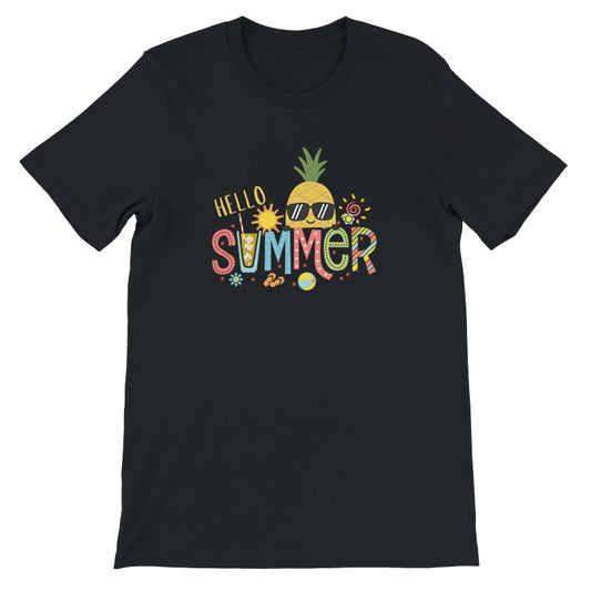 Hello Summer Streetwear T-Shirt for Men & Women – Trendy Oversized Casual Summer T-Shirt