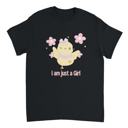 I'm Just A Girl Graphic Streetwear T-Shirt – Casual Fashion Perfect for Everyday Wear